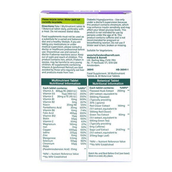 Менопауза комплекс / Menopause Complex 60 tablets