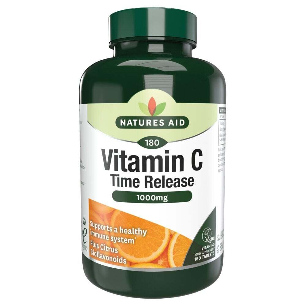 Витамин С с удължено освобождаване / Vitamin C Time Release 1000mg 90 tablets