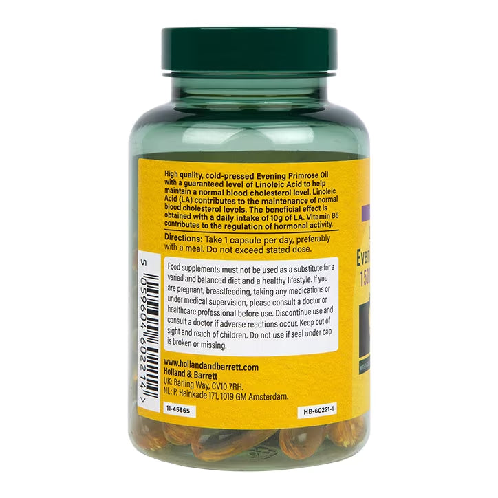 Масло от вечерна иглика (Evening Primrose Oil) 1500mg 60 капсули