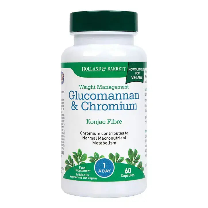 Глюкоманан и Хром / Glucomannan &amp; Chromium 90 capsules