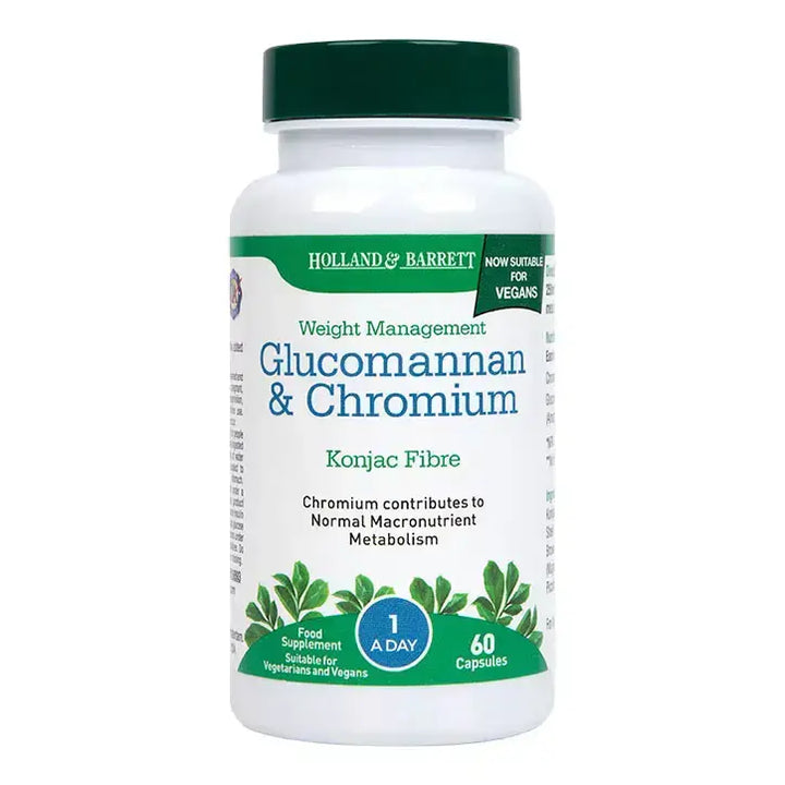 Глюкоманан и Хром / Glucomannan &amp; Chromium 90 capsules