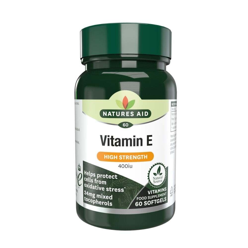 Витамин Е Натурален  / Natural Vitamin E 400iu 60 меки капсули