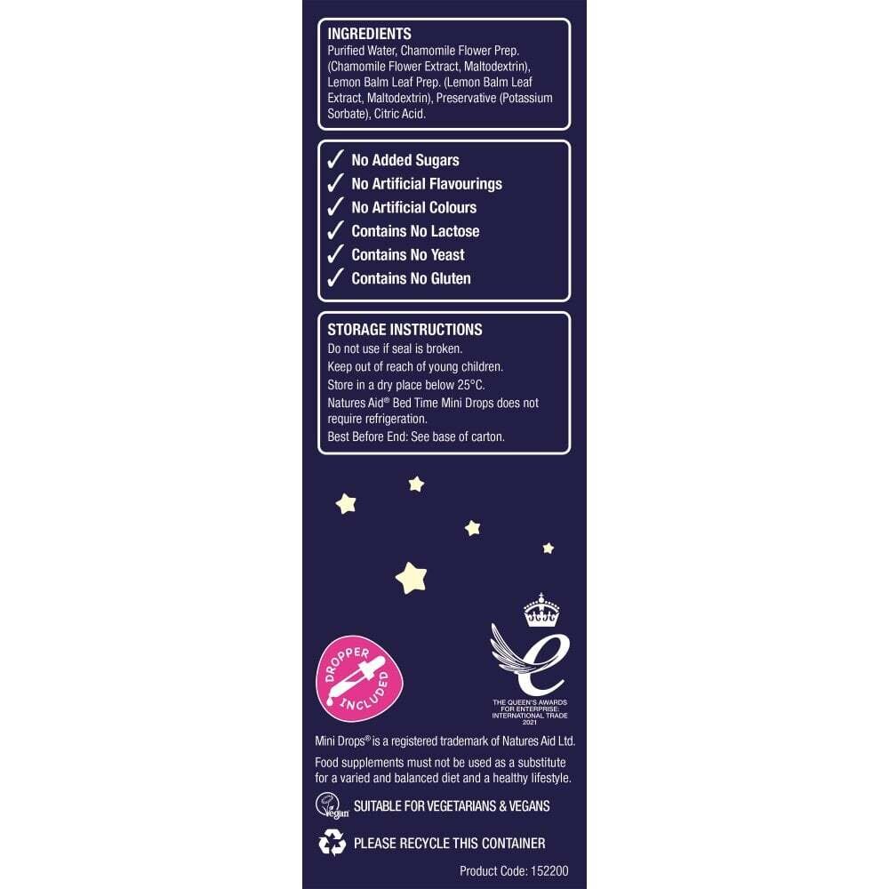 Капки за спокоен сън за деца / Mini Drops Bed Time 50ml