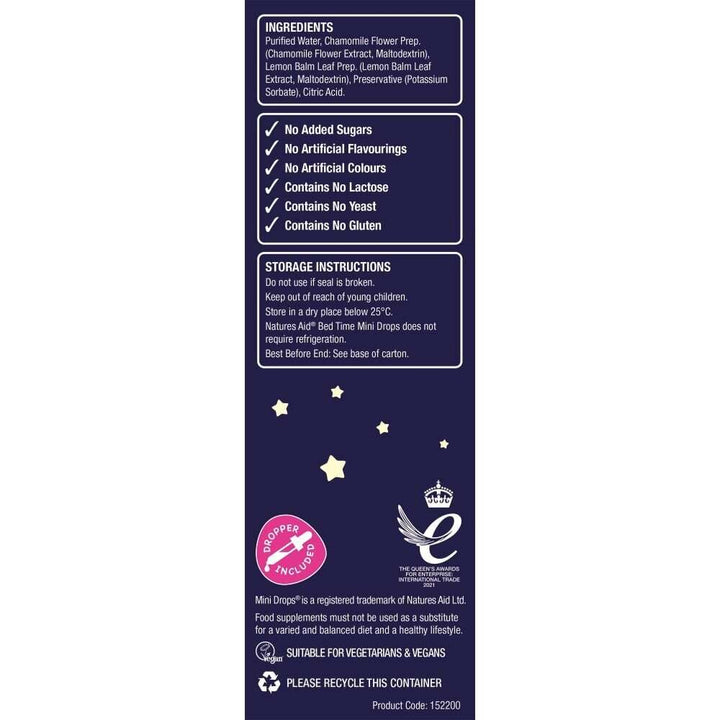 Капки за спокоен сън за деца / Mini Drops Bed Time 50ml