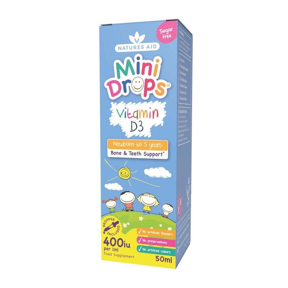 Витамин Д3 капки за деца / Mini Drops Vitamin D3 50ml