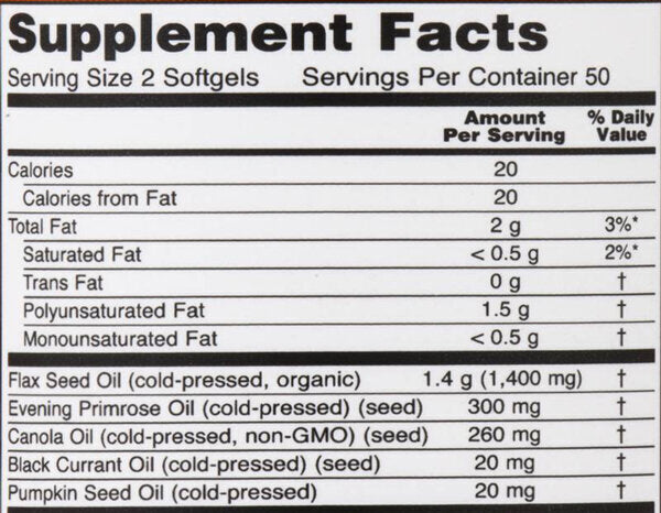 NOW OMEGA 3 6 9 / Омега 3 6 9 1000mg 100 softgels