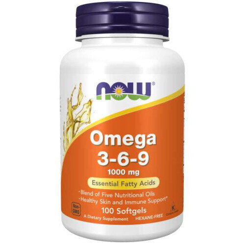 NOW OMEGA 3 6 9 / Омега 3 6 9 1000mg 100 softgels