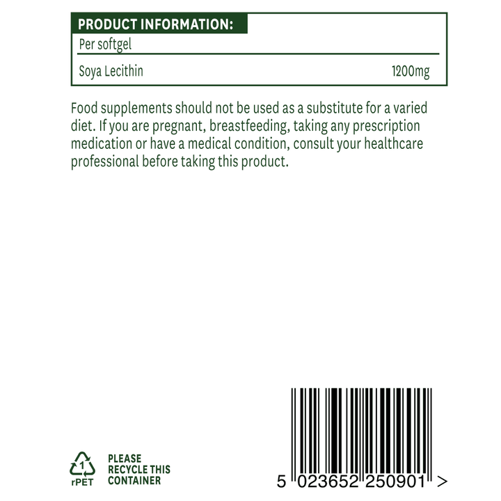 Соев Лецитин / Soya Lecithin 1200mg 90 softgels