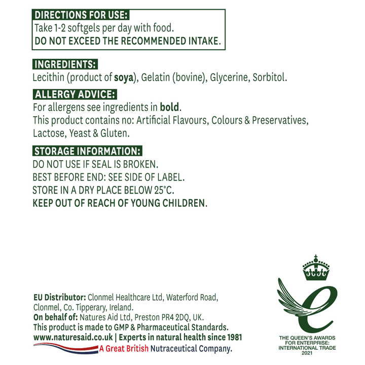 Соев Лецитин / Soya Lecithin 1200mg 90 softgels