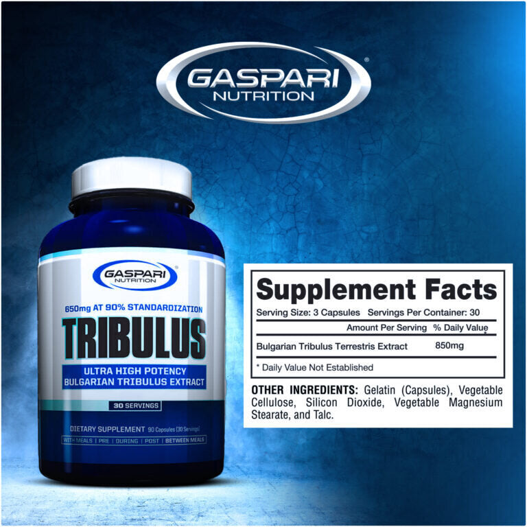 Трибулус / Gaspari Nutrition Bulgarian Tribulus 90% 650mg 90 capsules
