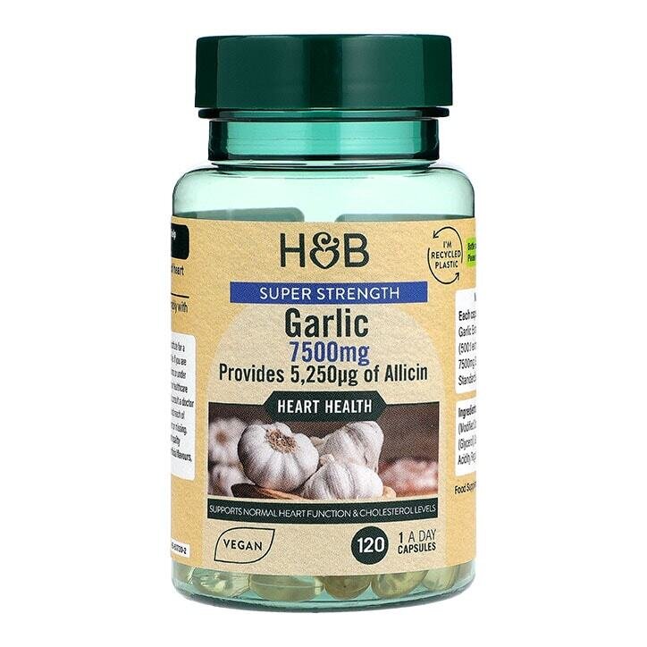 Чесън с алицин с мирис / Super Strength Garlic 7500mg 120 capsules