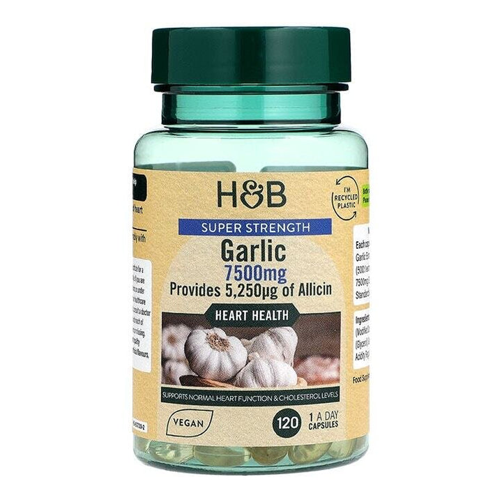 Чесън с алицин с мирис / Super Strength Garlic 7500mg 120 capsules