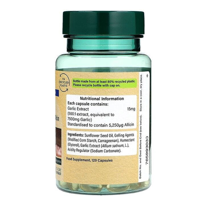 Чесън с алицин с мирис / Super Strength Garlic 7500mg 120 capsules