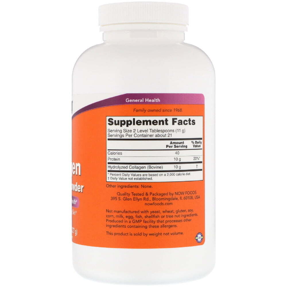 NOW Collagen Peptides Powder / Телешки Колагенови пептиди на прах 227g