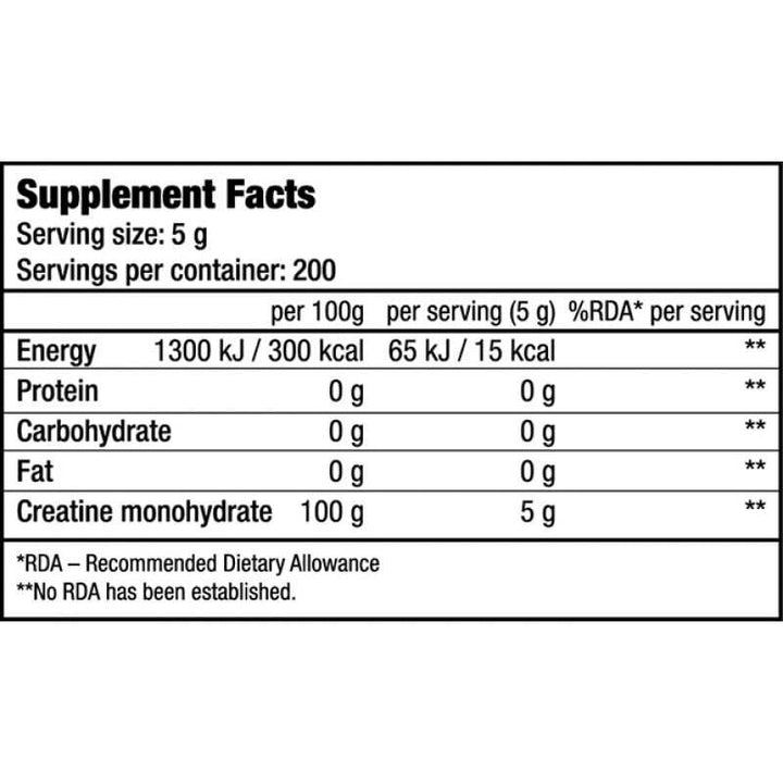 Biotech USA 100% Creatine Monohydrate (креатин монохидрат на прах) 300g