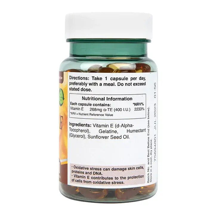 Витамин Е натурален / Natural Vitamin E 400 I.U. 90 capsules