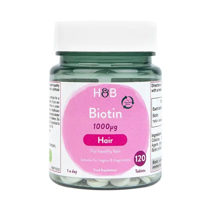 Биотин (витамин В7) / Biotin 1000mcg 120 tablets