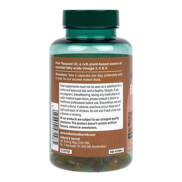 Омега 3 6 9 Ленено масло / Omega 3 6 9 Flaxseed Oil 1000mg 60 capsules