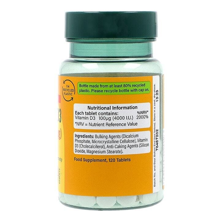 Витамин Д3 / Vitamin D3 4000 I.U. 120 tablets