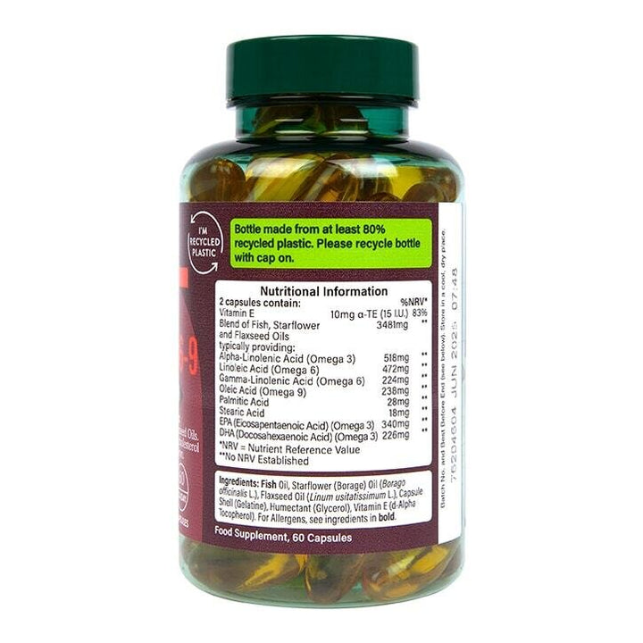 Тройни Омега 3+6+9 Тройна Сила / Triple Omega 3-6-9 60 capsules