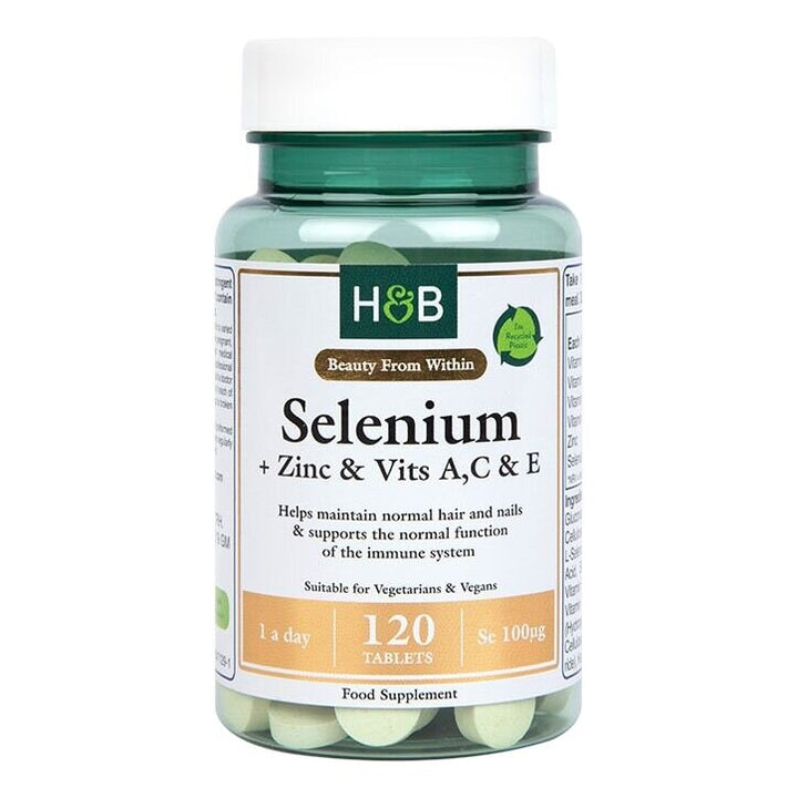 Селен с витамини и цинк / Selenium Plus Zinc 120 tablets
