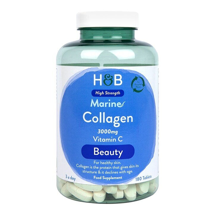 Рибен колаген (Marine Collagen with Vitamin C) 1000mg 180 таблетки