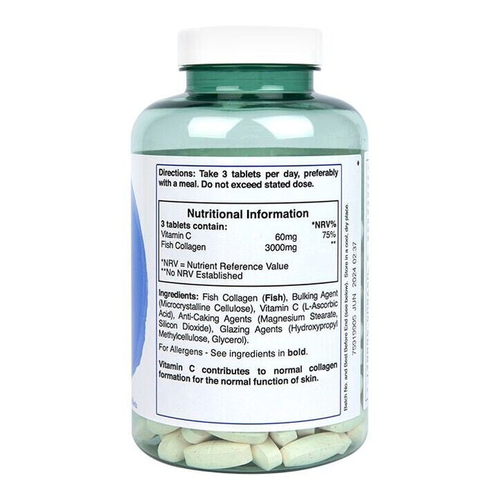 Рибен колаген (Marine Collagen with Vitamin C) 1000mg 180 таблетки