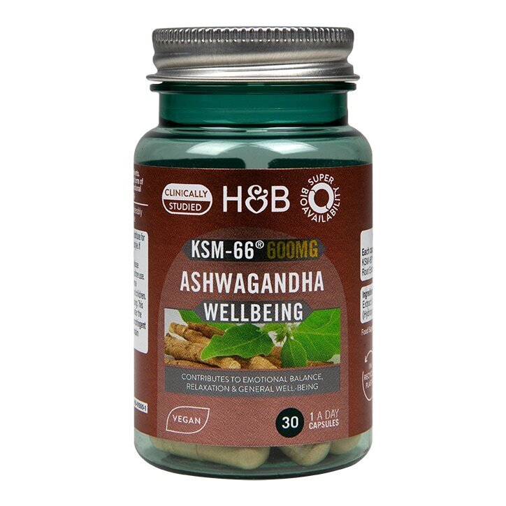 Ашваганда екстракт от корен (Ashwagandha KSM-66) 600mg 30 капсули