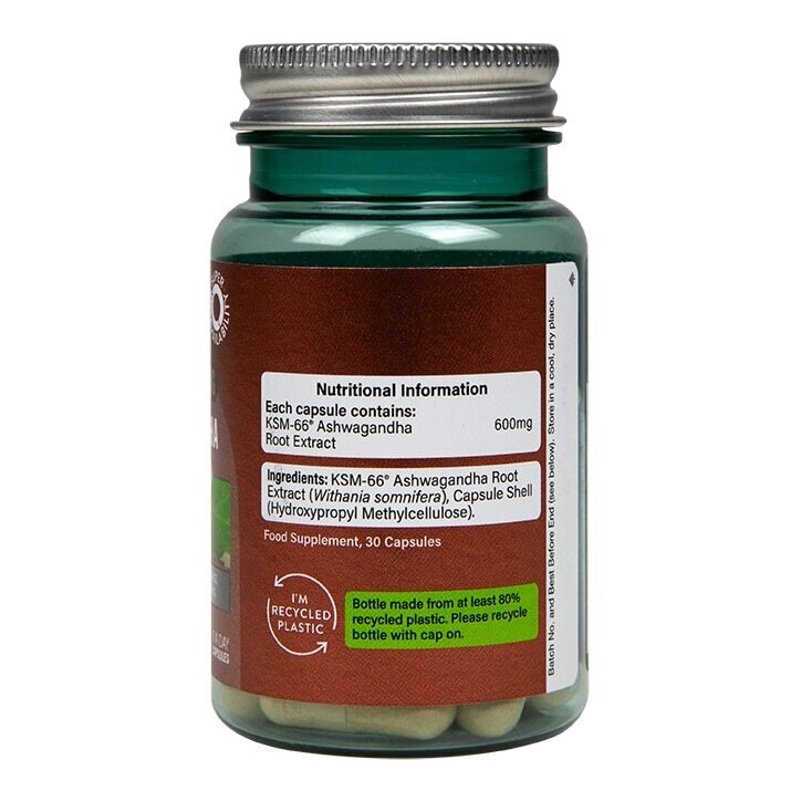 Ашваганда екстракт от корен (Ashwagandha KSM-66) 600mg 30 капсули