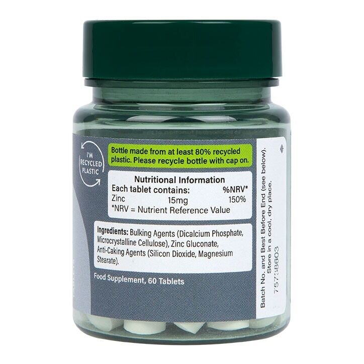 Цинк Глюконат / Zinc Gluconate 15 mg 60 tablets