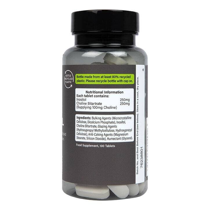 Холин и Инозитол (Витамин В4 + В8) (Choline Inositol) 100 таблетки