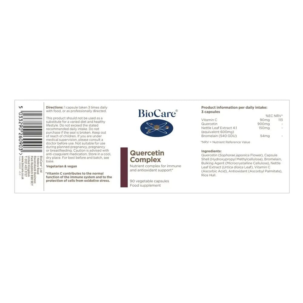 Кверцетин комплекс / BioCare Quercetin Complex 90 Vcaps