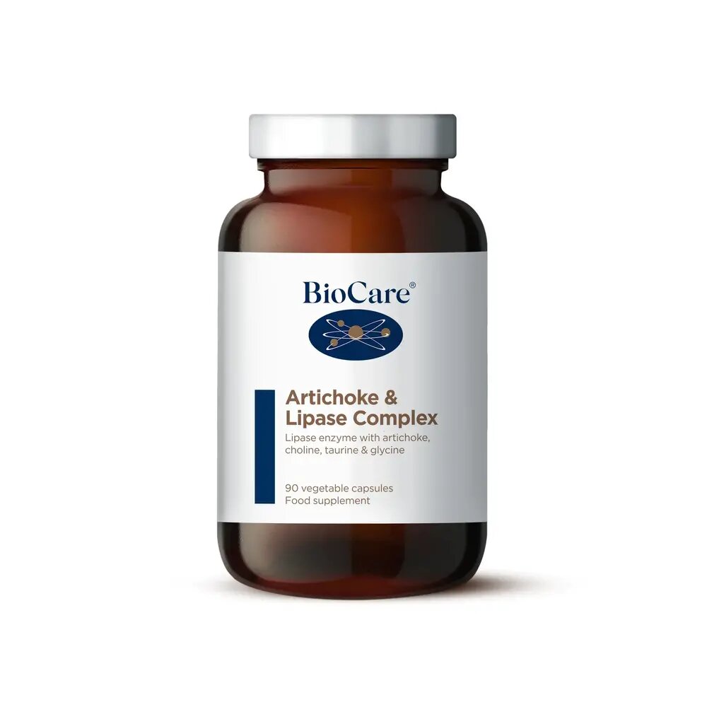 Артишок и липаза комплекс / BioCare Artichoke & Lipase Complex 90 Vcaps
