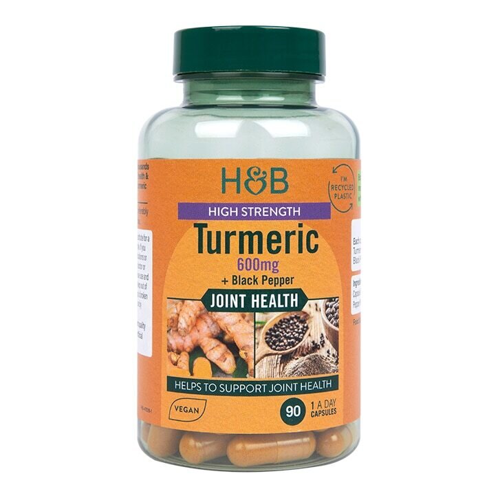 Турмерик 600мг с черен пипер / Turmeric with black pepper 600mg 90 capsules