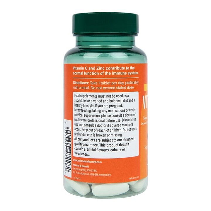 Витамин С + Цинк / Vitamin C 1000 mg + Zinc 20 mg 60 tablets