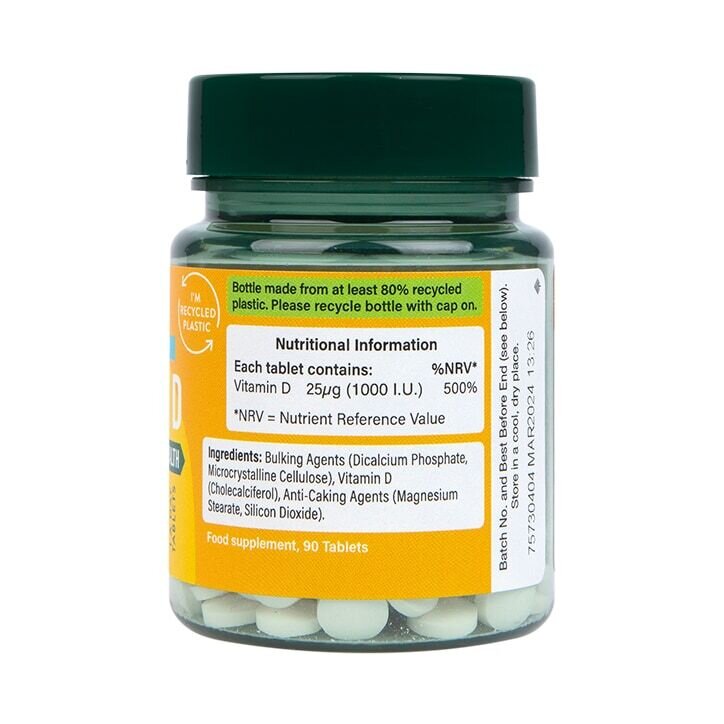 Витамин Д3 / Vitamin D3 1000 I.U. 90 tablets