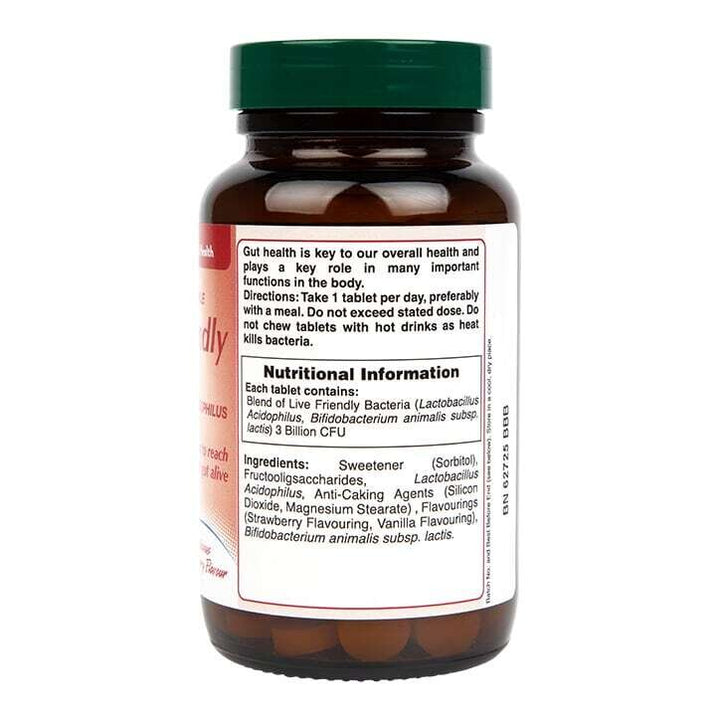 Пробиотик с Ацидофилус (Chewable Acidophilus Strawberry 3 Billion) 3млрд. 120 дъвчащи таблетки