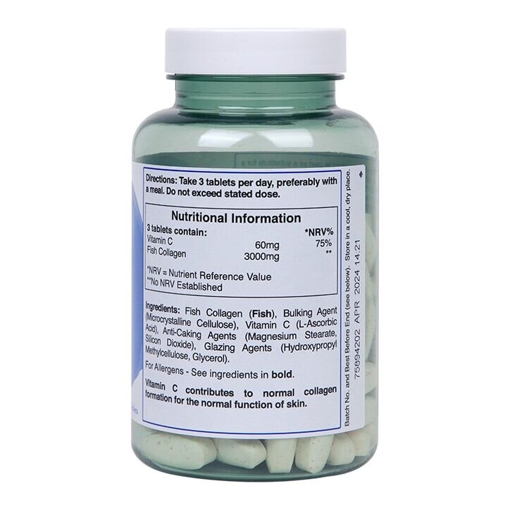 Рибен колаген / Marine Collagen with Vitamin C 1000mg 90 tablets