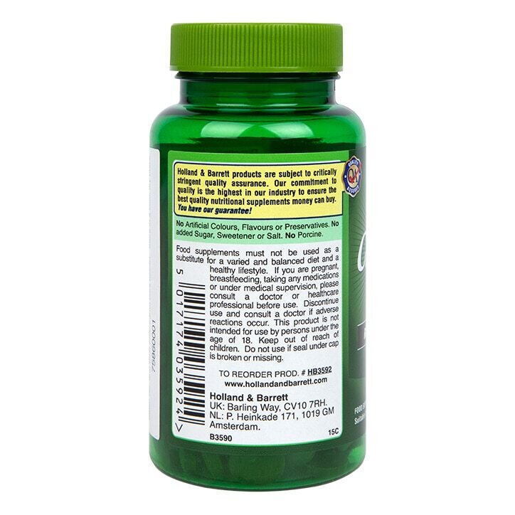 Био китайска хлорела / Organic Chinese Chlorella 500mg 120 tablets