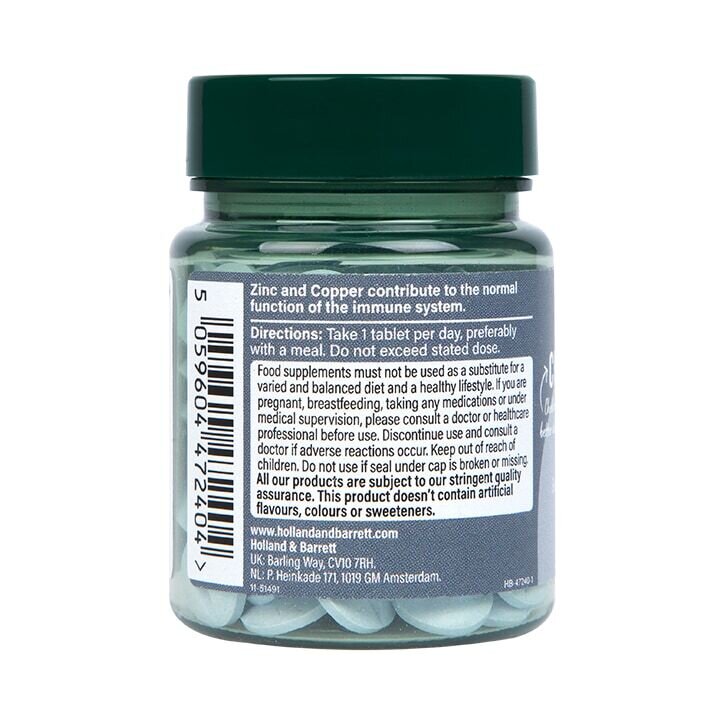 Цинк хелат 15мг с мед / Chelated Zinc 15mg with Copper 120 tablets