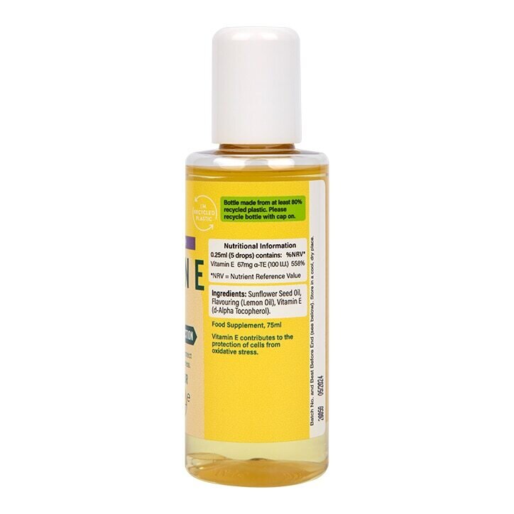 Натурален течен Витамин Е / Natural Vitamin E Oil 30,000iu 75ml