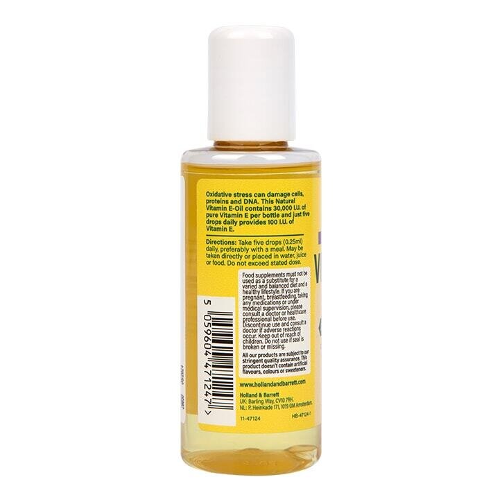Натурален течен Витамин Е / Natural Vitamin E Oil 30,000iu 75ml