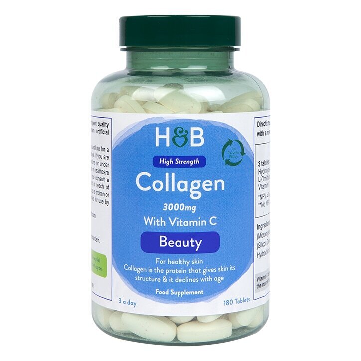 Телешки хидролизиран колаген / Bovine Collagen 1000mg 180 tablets
