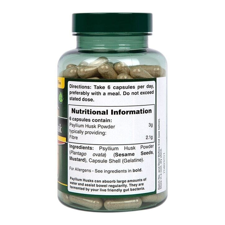 Псилиум хуск фибри (Psyllium Husk) 500mg 180 капсули