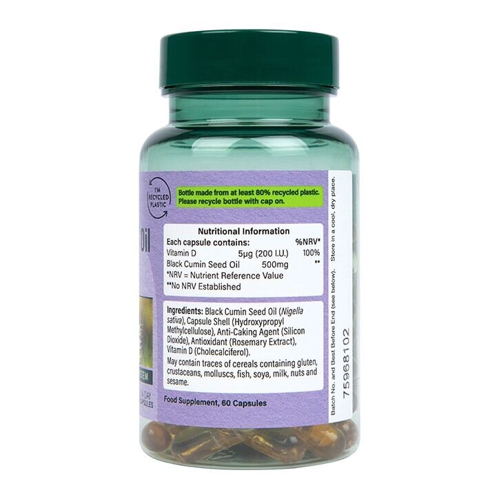 Масло от семе на черен кимион (Black Seed Oil) 60 капсули