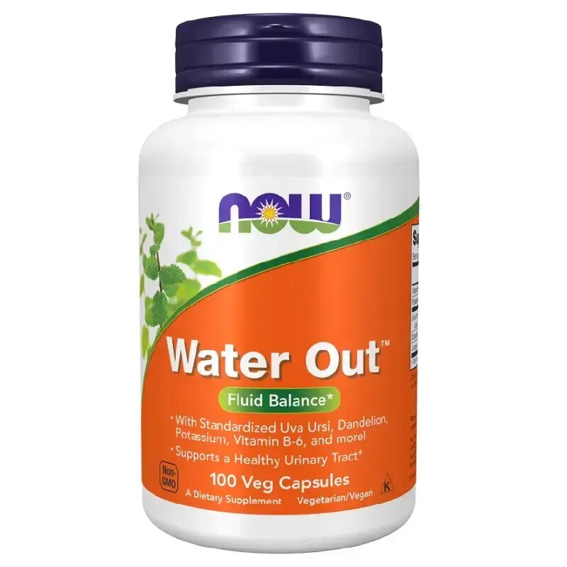 NOW Water Out / Натурален диуретик 100 Vcaps