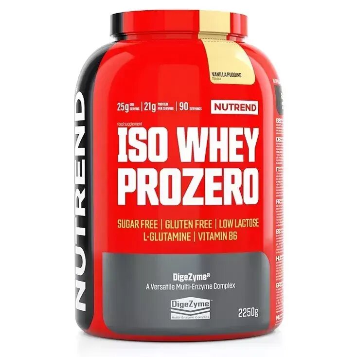 Суроватъчен протеин изолат / Nutrend Iso Whey Prozero 2250g