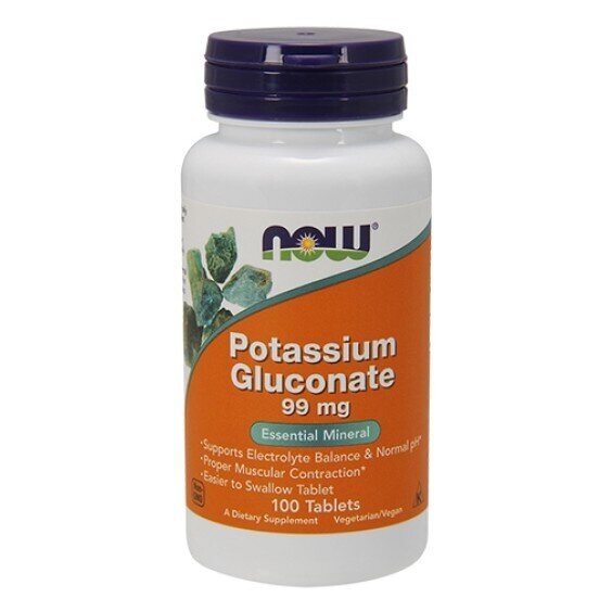 Калий / Potassium Gluconate 99mg 100 tablets