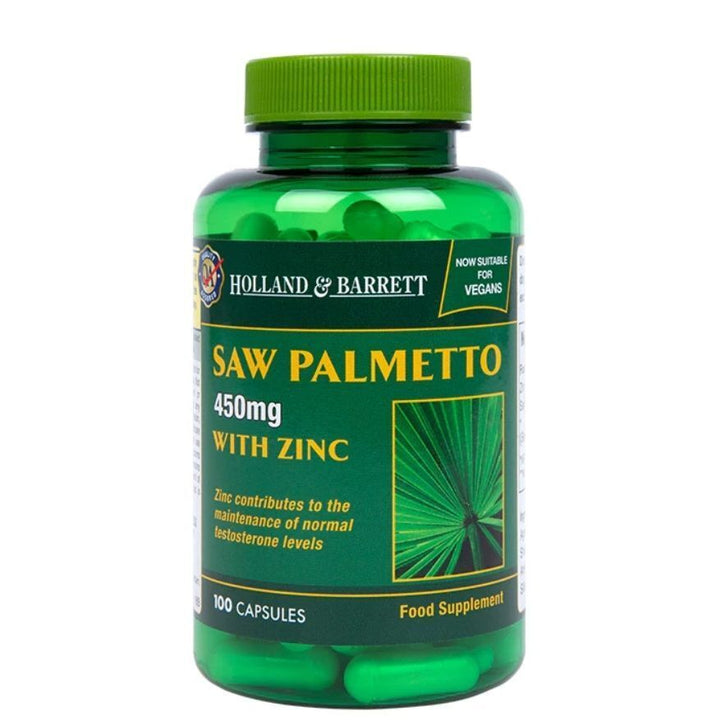Сао Палмето 450mg + Цинк / Saw Palmetto with Zinc 60 Vcaps