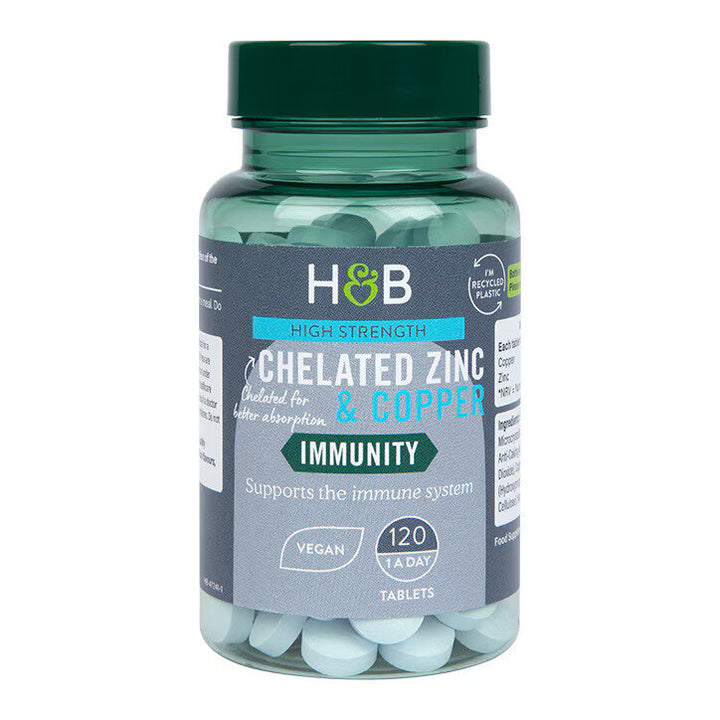 Цинк хелат 25мг с мед / High Strength Chelated Zinc 25 mg &amp; Copper 120 tablets